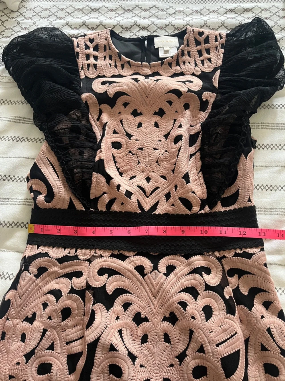foxiedox rosabel embroidered